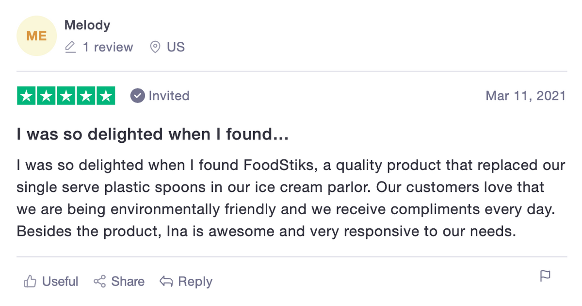 Foodstiks Compostable Wood Cutlery